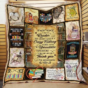 I Am A Reader Quilt Hn050811  Quilt